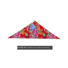 Country Style Pet Triangular Scarf Dogs And Cats Bib Scarf Ornament Funny Photography Headscarf